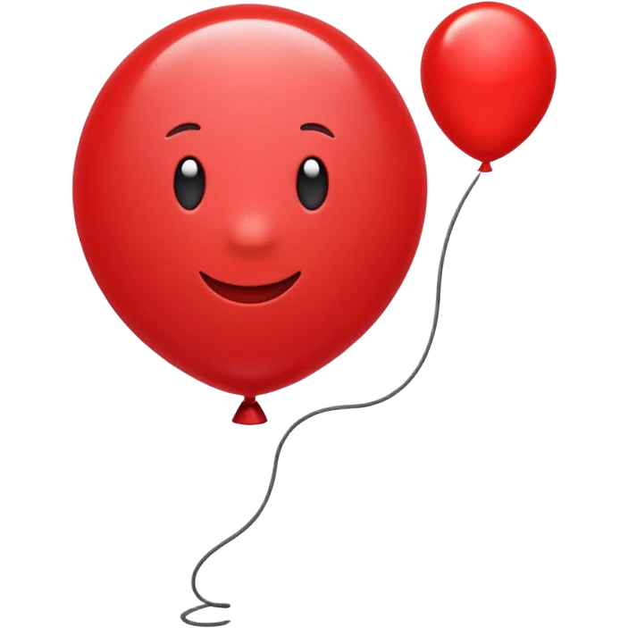 red balloon emoji