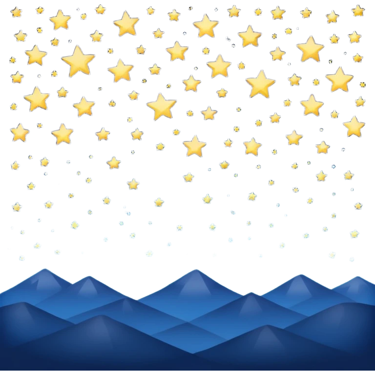 a sky of stars emoji