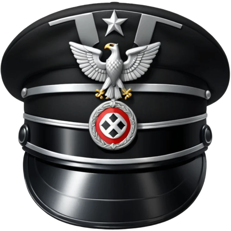 German officer's hat emoji