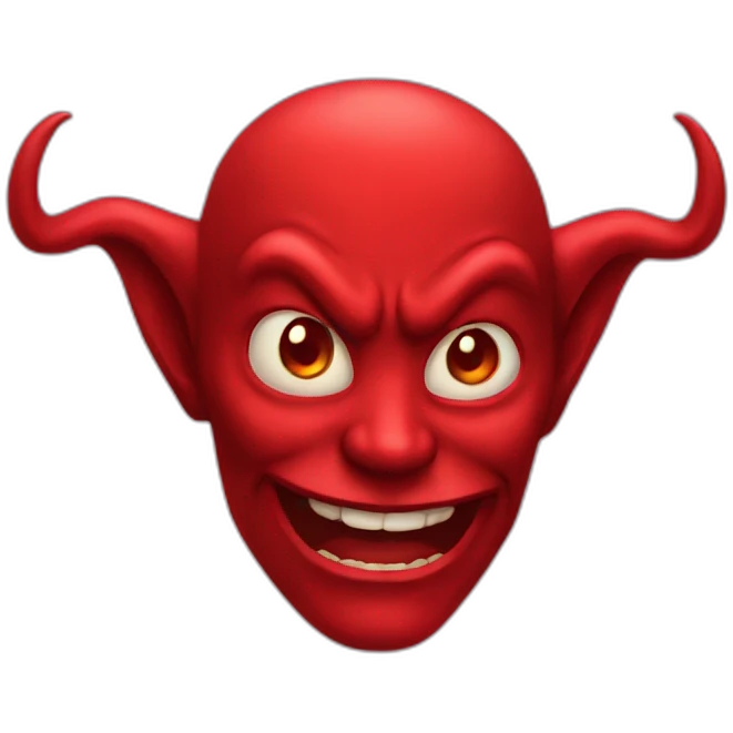 Devil emoji red emoji