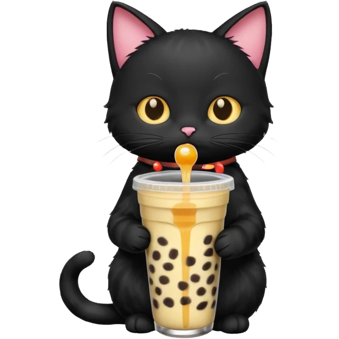 🐈‍⬛🧋 emoji