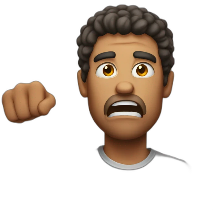 man red of rage emoji