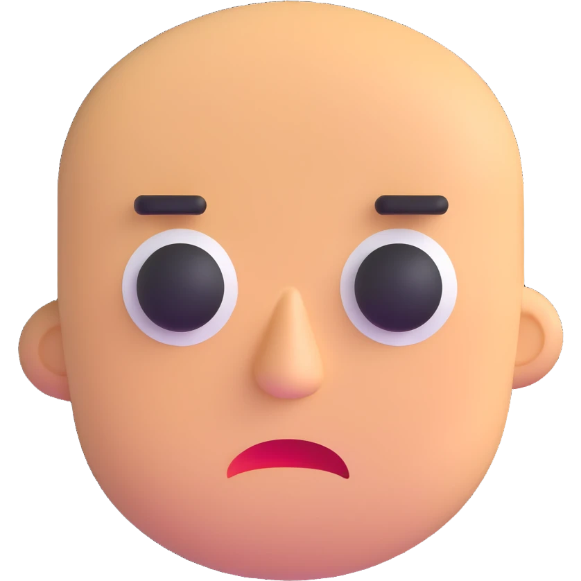 frowny face emoji