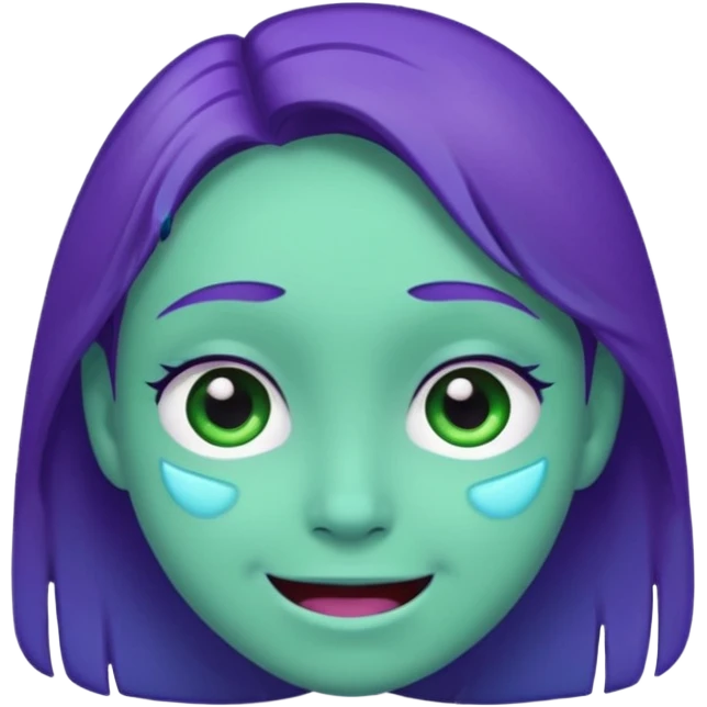 face-blue-smilingface-purple-cryingface-green-smilingyt emoji