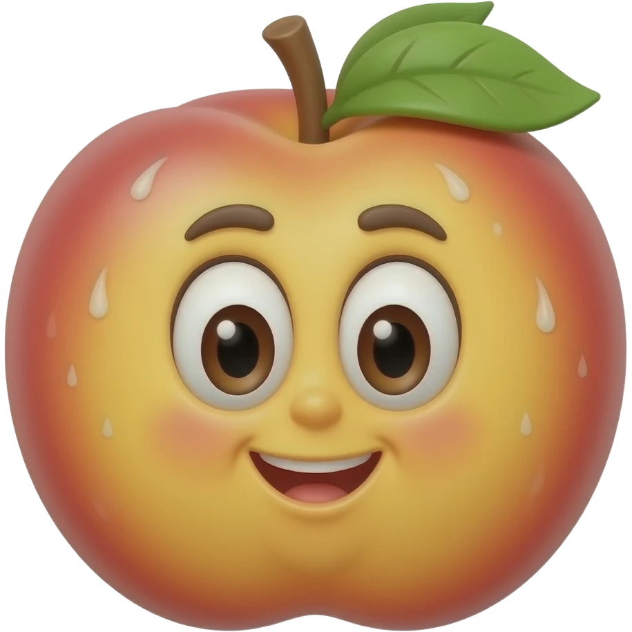 peach squirter emoji