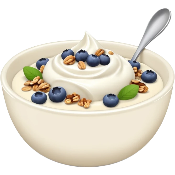 Yoghurt bowl emoji