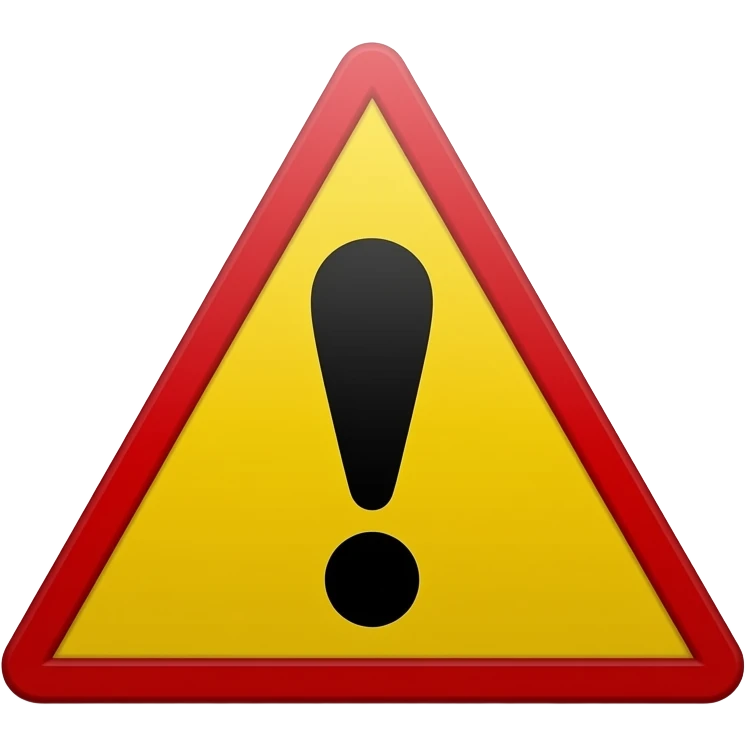 liquid warning, white plaque emoji