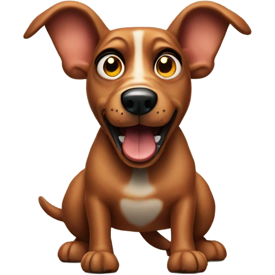 Angry sausage dog  emoji