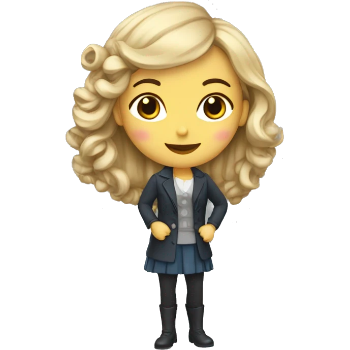 Femme Trentenaire un peu festive un peu saoul emoji
