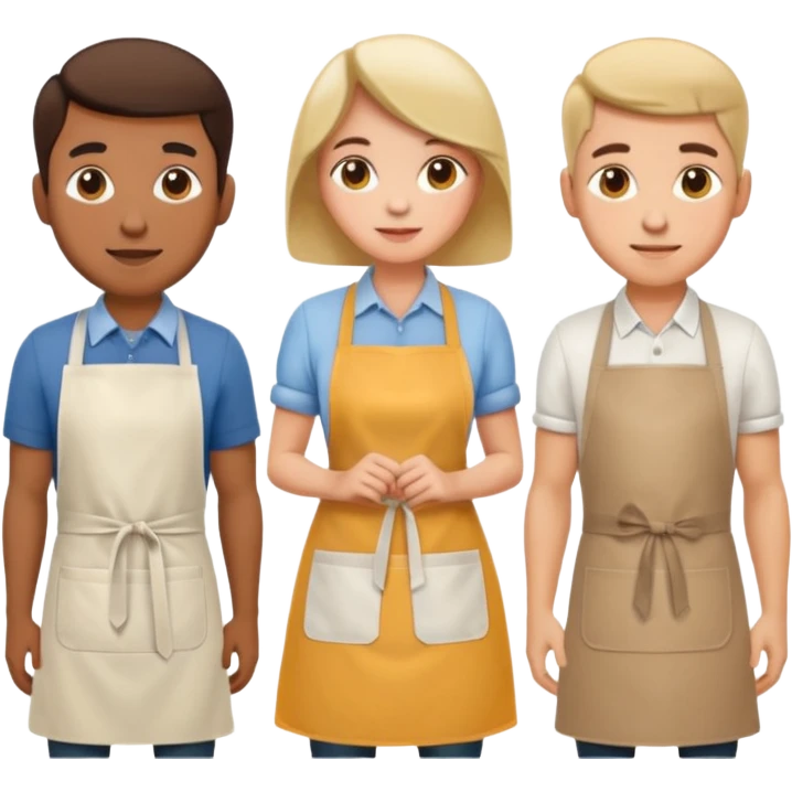 people with apron emoji