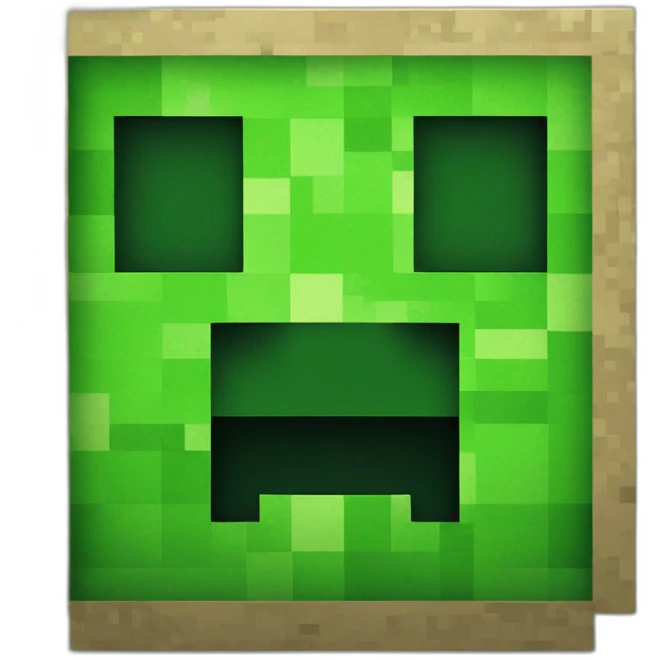 Minecraft creeper emoji