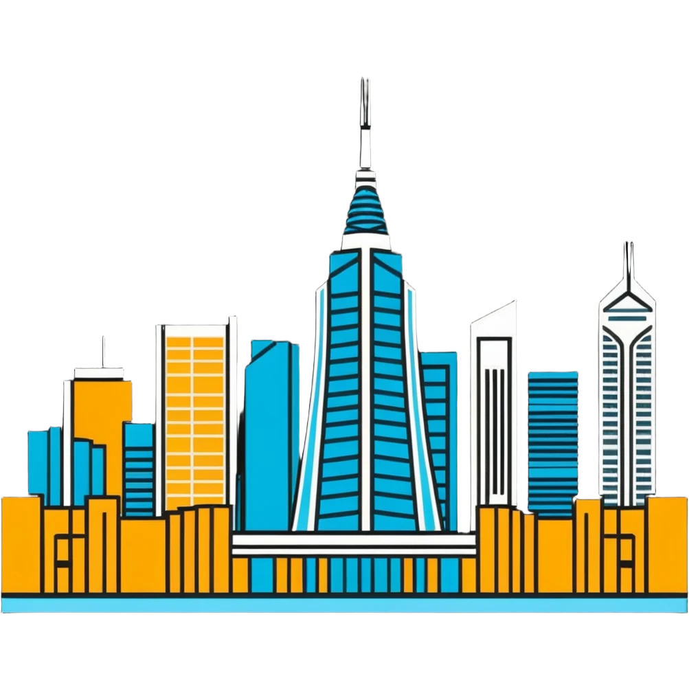Astana Kazakhstan cityscape with modern architecture emoji
