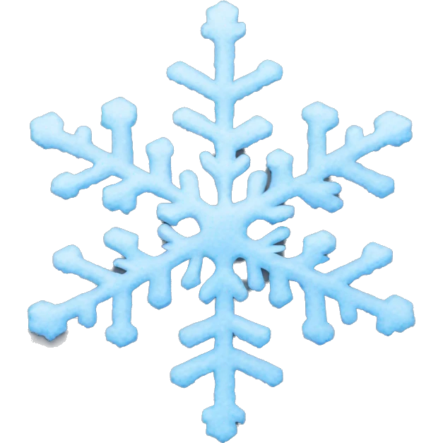 snow flakes emoji