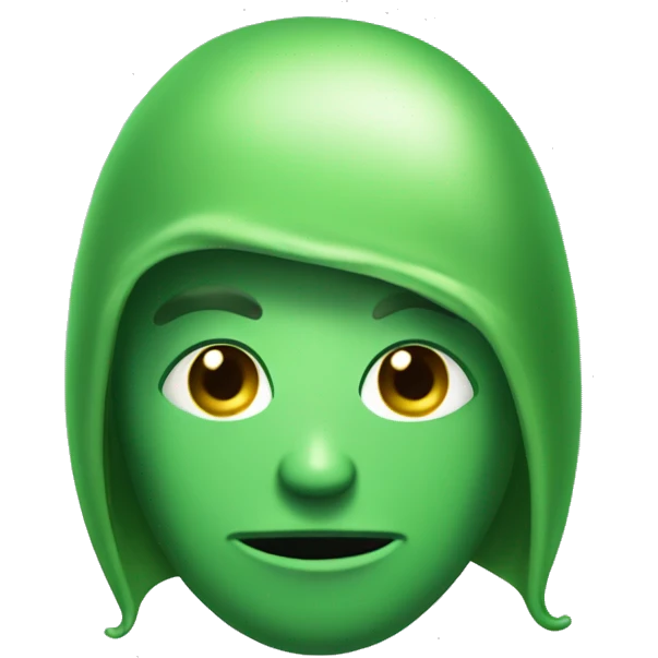 Extraterrestre verde emoji
