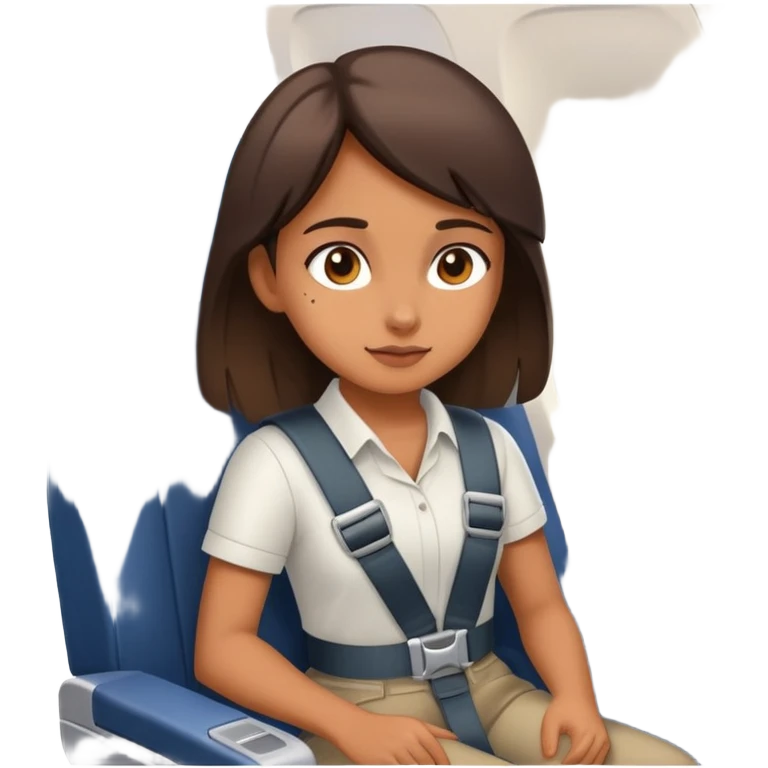 Girl on plane emoji