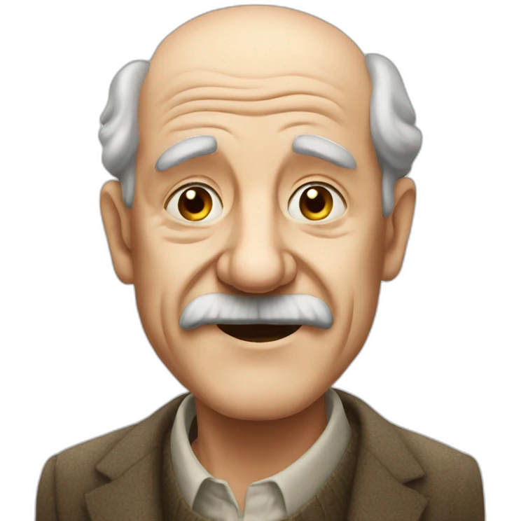 british old man big nose emoji