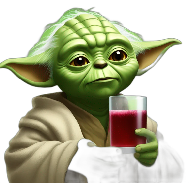 Yoda drink beere emoji