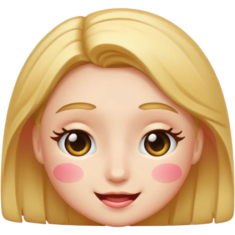 Winky face with blushing  emoji