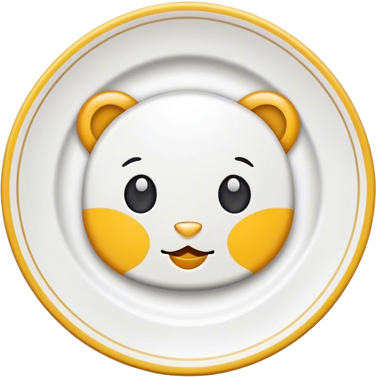 Cute plate emoji