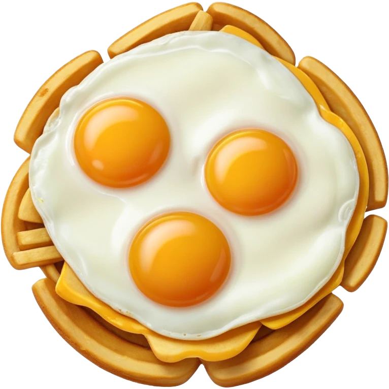 fries egg emoji