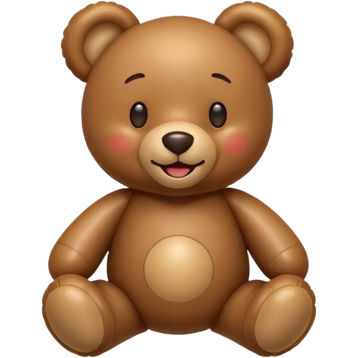 Balloon style teddy bear  emoji
