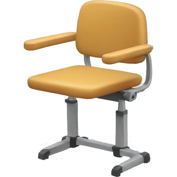 tablet arm school chair emoji