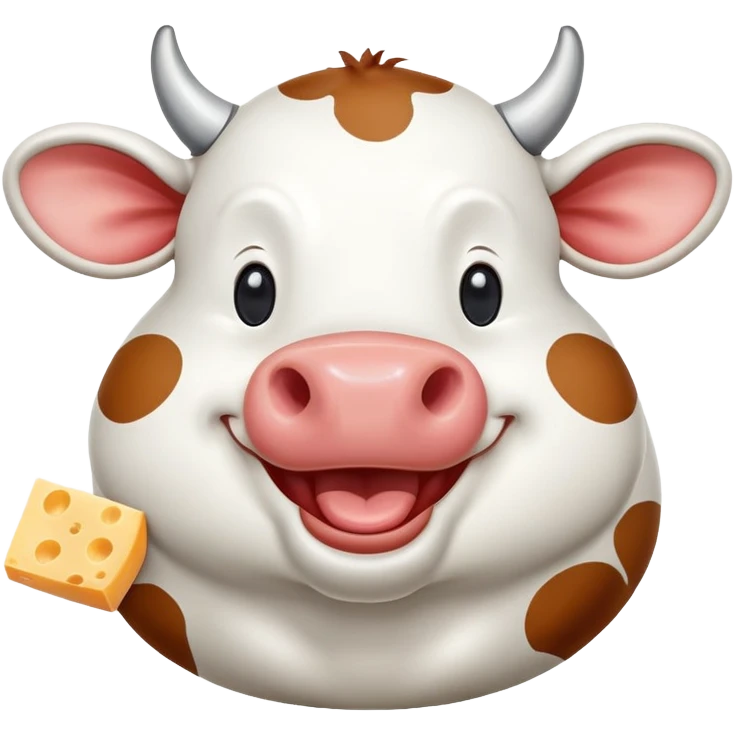 Laughing cow emoji