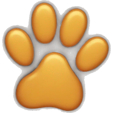 Animal paw heart emoji