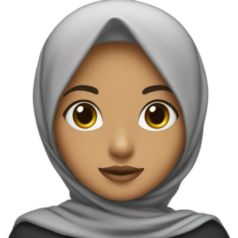 Hijab girl emoji