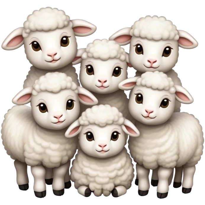 Lamb falmily emoji