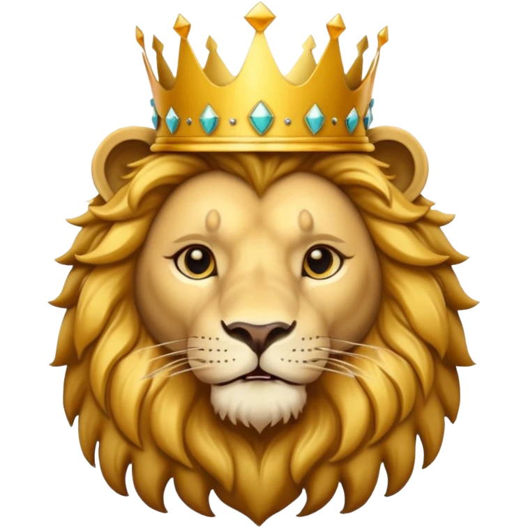 Lion with crown  emoji