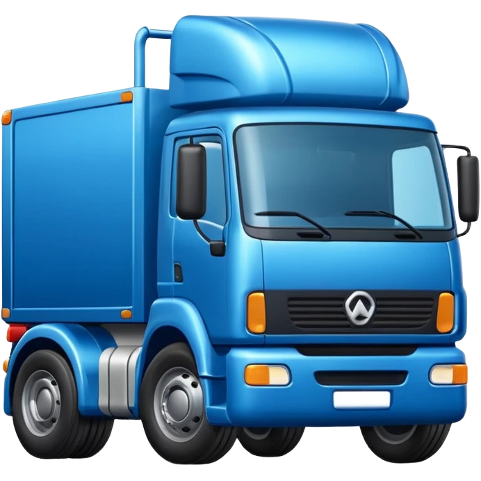 camion bleu emoji