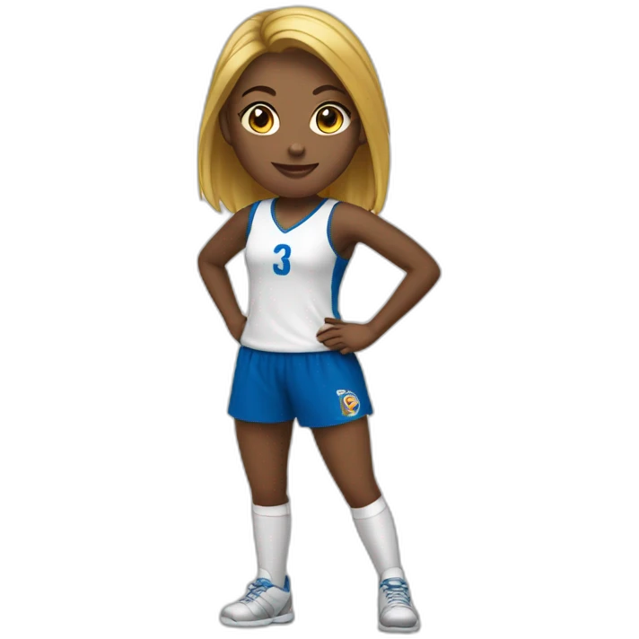 fille volley emoji