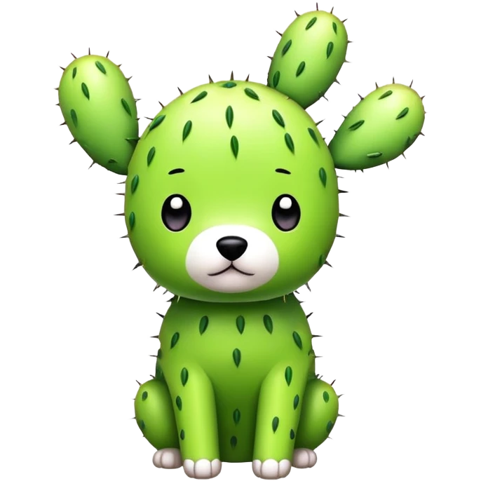 toki doki cactus dog emoji