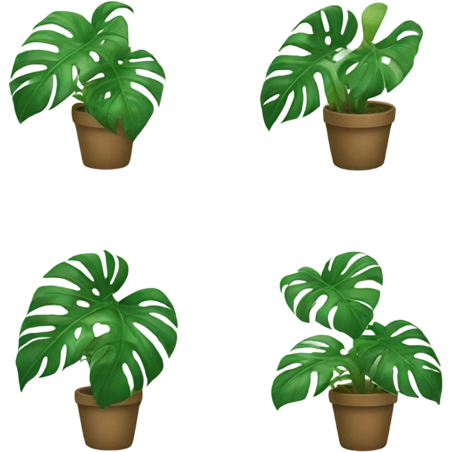 Monstera plants  emoji