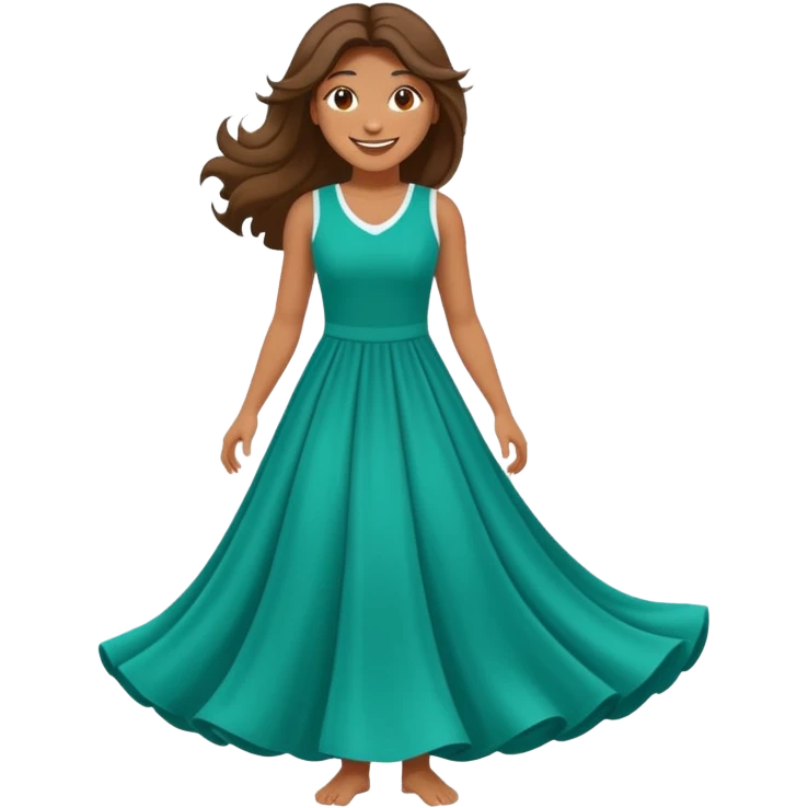 Football player in a dress emoji