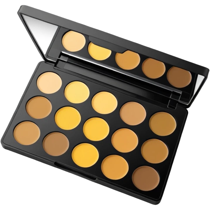 Yellow eyeshadow palette emoji