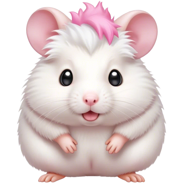 Cute fluffy Hamster farting emoji