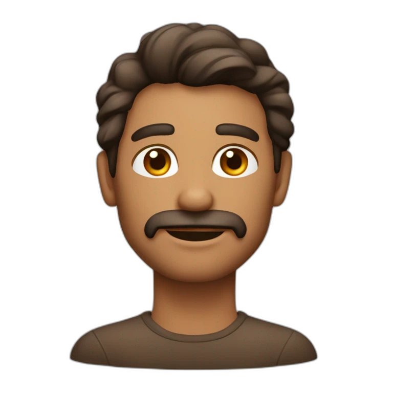 Hombre de 43 años de pelo marron con chiva emoji