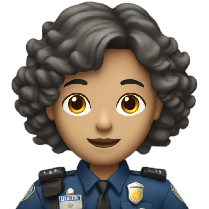 Transgender Man Driving Police Car emoji