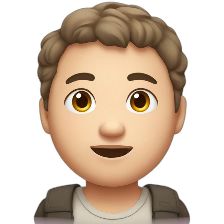 chubby cute boy emoji