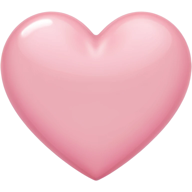 light pink heart emoji