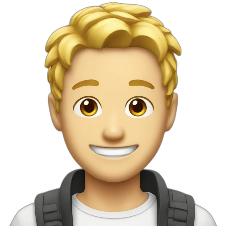 Gojo smiling emoji