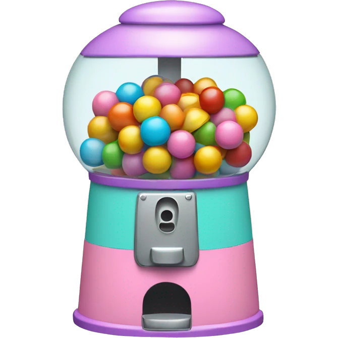 pastel gumball machine emoji