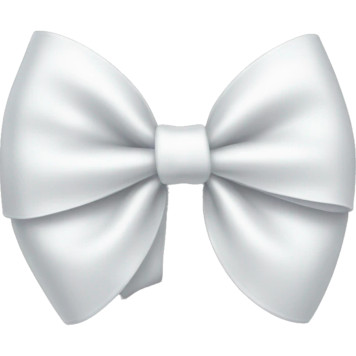 White bow emoji