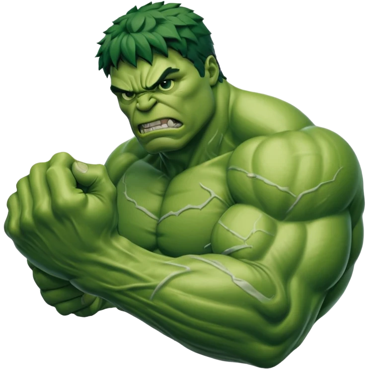 Hulk's hand smashing emoji