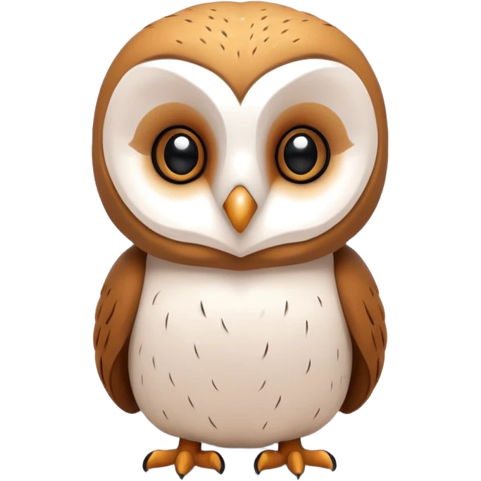 cute barn owl jellycat plushie emoji
