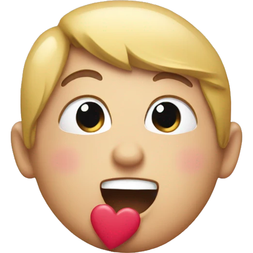 emoji with hearts emoji