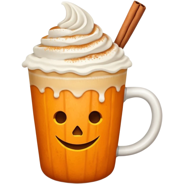 pumpkin spiced latte emoji