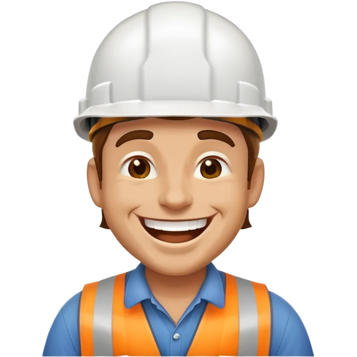 builder laughing hard emoji